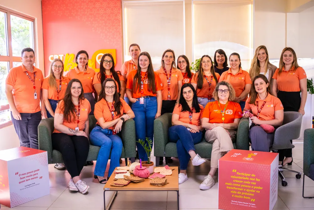 Grupo de Crocheteiras promove workshop para voluntários do CBT do Bem